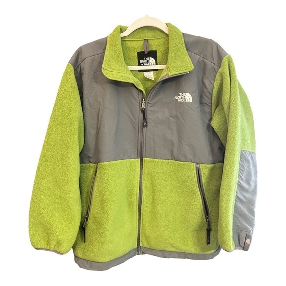 The North Face Kids Green and Gray Jacket - Picture 1 of 3